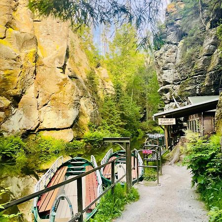 Ferienhaus Winterbergblick, Saechsische Schweiz Хинтерхермсдорф Екстериор снимка